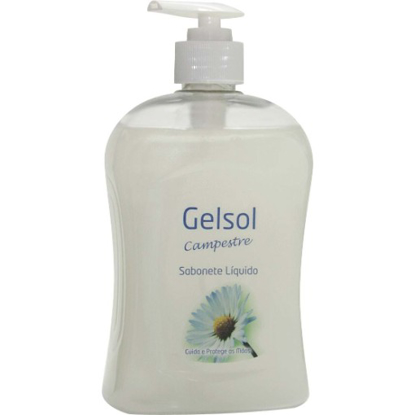 Mostrar detalhes para Sabonete Líquido Campestre GELSOL 500ml Imagem de Sabonete Líquido Campestre GELSOL 500ml