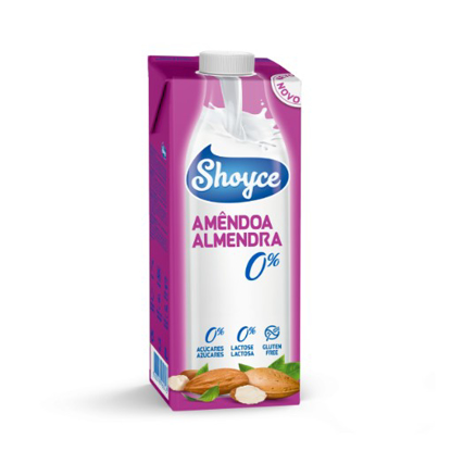 Mostrar detalhes para Bebida de Amêndoa 0% Sem Açúcar SHOYCE 1L Imagem de Bebida de Amêndoa 0% Sem Açúcar SHOYCE 1L