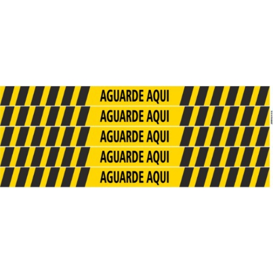 Imagem de Autocolante Aguarde Aqui Pack5 1un