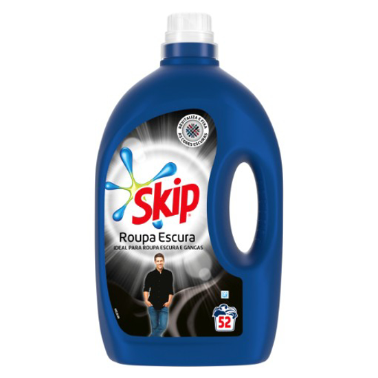 Imagem de Detergente Para Máquina da Roupa Líquido Roupa Escura SKIP 52 doses