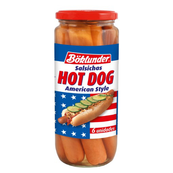 Imagem de Salsichas Alemã Fumada Hot Dog BÖKLUNDER 550g