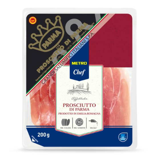 Imagem de Prosciutto Crudo Fatiado METRO CHEF 200g