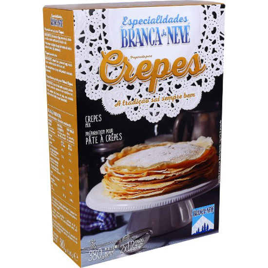 Imagem de Preparado Crepes BRANCA DE NEVE 380g