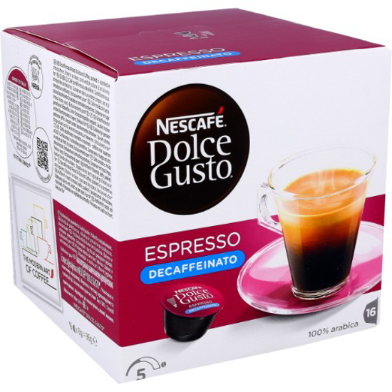 Imagem de Café Cápsulas Espresso Descafeinado I5 DOLCE GUSTO 16un