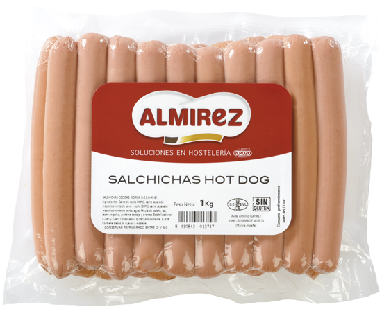 Imagem de Salsichas Hot Dog ALMIREZ 1kg