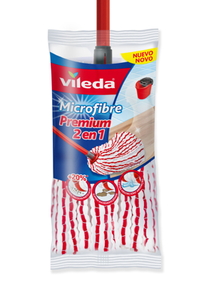 Mostrar detalhes para Esfregão Premium 2Em1 Completa VILEDA 1un Imagem de Esfregão Premium 2Em1 Completa VILEDA 1un