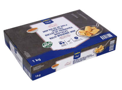Mostrar detalhes para Mini Crepes Vegetais Congelados MAKRO CHEF 1kg Imagem de Mini Crepes Vegetais Congelados MAKRO CHEF 1kg