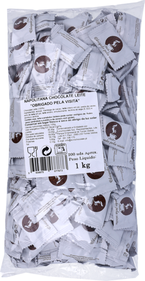 Imagem de Bonbon Chocolate Leite Obrigado Pela Visita EUROCHOCOLATE 1kg