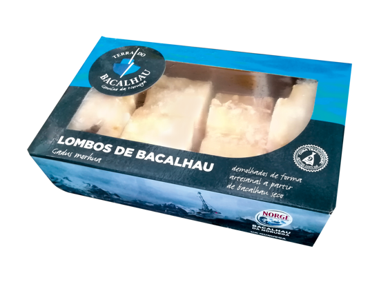 Imagem de Lombos de Bacalhau TERRA DO BACALHAU 2kg Congelados