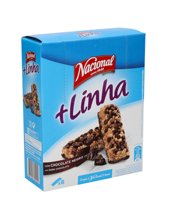 Mostrar detalhes para Barritas de Cereais e Chocolate + Linha NACIONAL 6x21g Imagem de Barritas de Cereais e Chocolate + Linha NACIONAL 6x21g