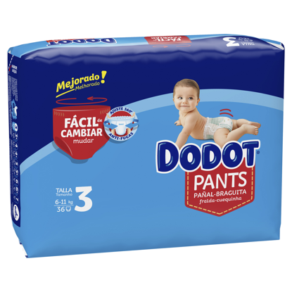 Imagem de Pants Azul Tamanho 3 6-11Kg DODOT 36un