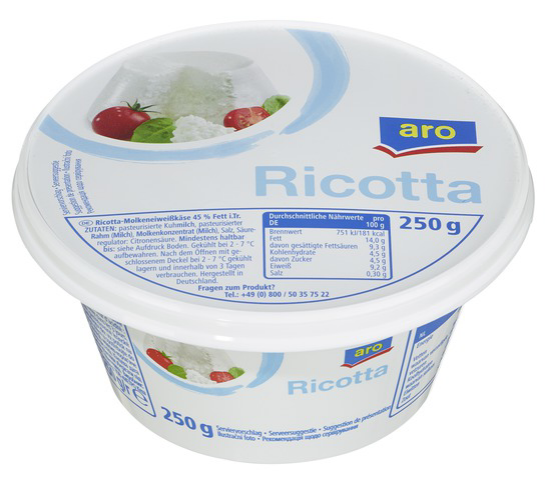 Imagem de Ricotta ARO 250g