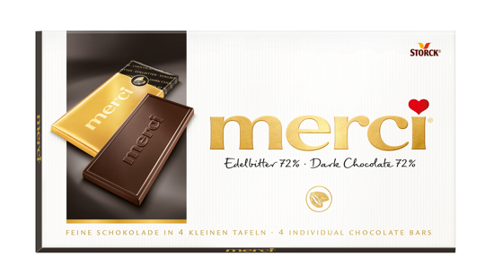 Imagem de Chocolate Tablete Negro MERCI 100g