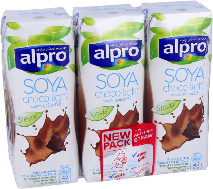 Imagem de Bebida Soja Chocolate Light ALPRO 3x250ml