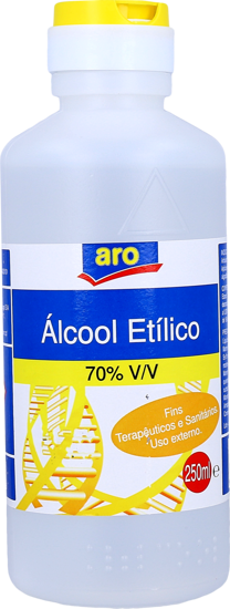 Imagem de Álcool Etílico 70% ARO 12x250ml