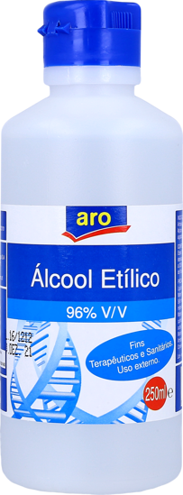 Imagem de Álcool Etílico 96% ARO 12x250ml