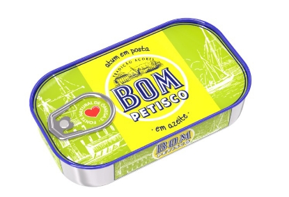 Mostrar detalhes para Atum em Posta em Azeite Bom Petisco 120g Imagem de Atum em Posta em Azeite Bom Petisco 120g
