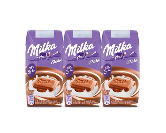 Imagem de Leite Achocolatado MILKA emb.3x200ml