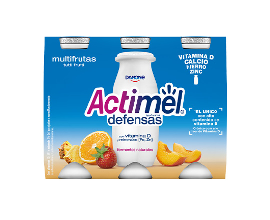 Imagem de Iogurte Defesas Líquido Tutti Frutti Actimel DANONE emb.6x100g