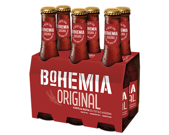 Imagem de Cerveja com Álcool Bohemia Original Tara Perdida SAGRES emb.6x33cl