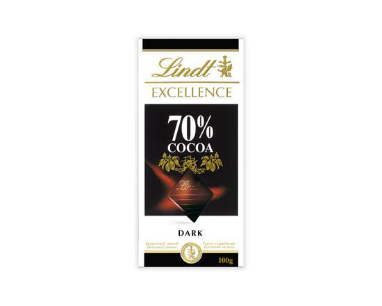 Imagem de Chocolate Preto 70% de Cacau LINDT EXCELLENCE emb.100g