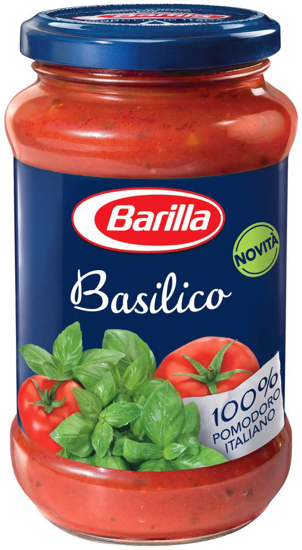 Imagem de Molho de Tomate e Manjericão BARILLA frasco 400g