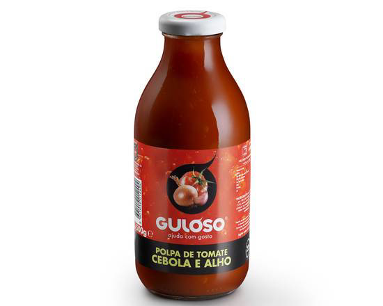 Imagem de Polpa de Tomate Cebola e Alho GULOSO garrafa 500g