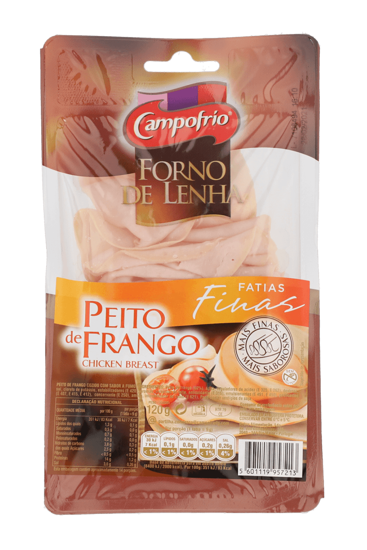 Imagem de Peito de Frango Fino em Forno de Lenha CAMPOFRIO 120g