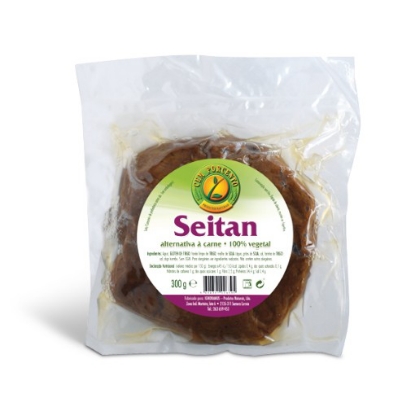 Mostrar detalhes para Proteína Vegetal Seitan CEM PORCENTO 300g Imagem de Proteína Vegetal Seitan CEM PORCENTO 300g