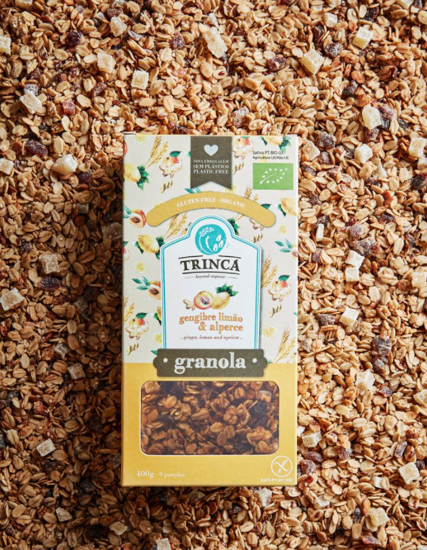 Imagem de Granola com Gengibre, Limão e Alperce Biológica sem Glúten TRINCA emb.400g