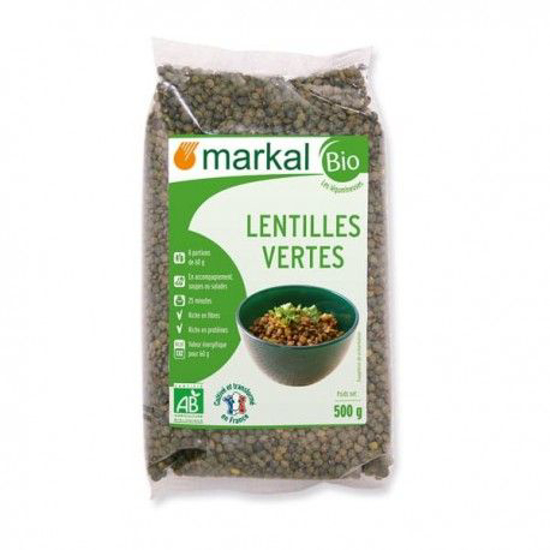 Imagem de Lentilhas Verdes 500g Markal