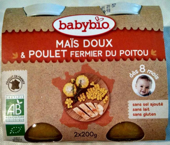 Imagem de Puré de Legumes e Frango 2X200g Babybio