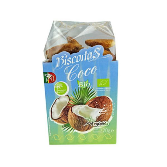 Imagem de Biscoitos de Coco Biológico PRÓVIDA emb.220g