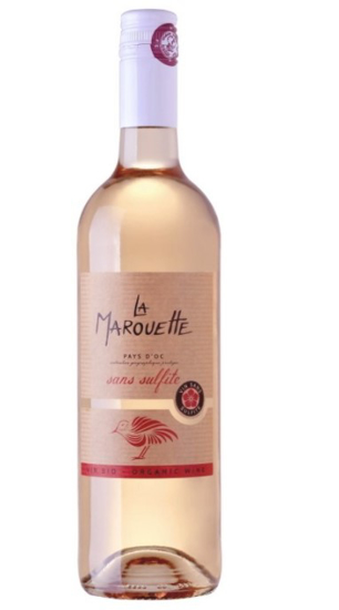 Imagem de Vinho Rosé Igp Pays D'Oc Sem Sulfitos 75cl La Marouette