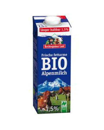 Imagem de Leite Fresco Meio-Gordo 1L Berchtesgadener Land