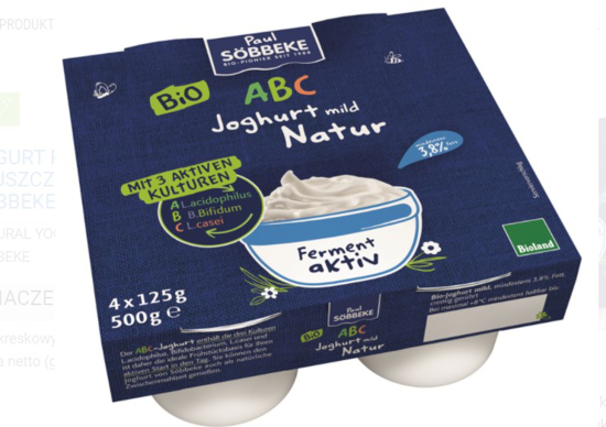 Imagem de Abc Iogurte Probiótico 4X125g Sobbeke