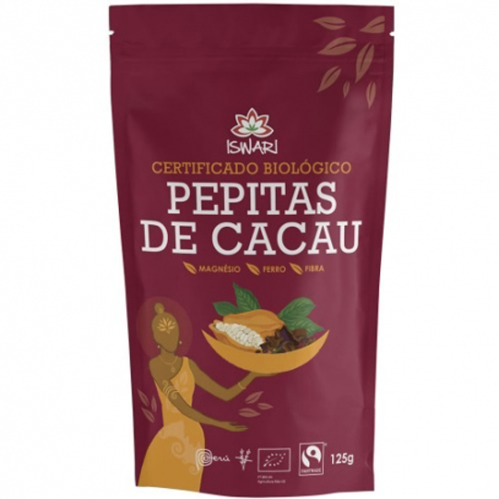 Imagem de Cacau Pepitas Cru Biológico ISWARI emb.125g