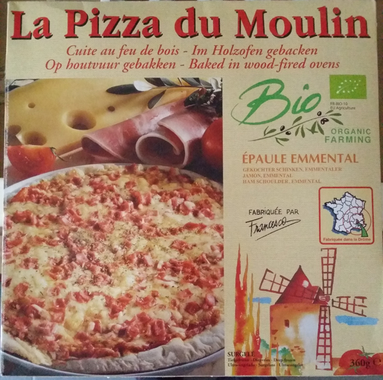 Imagem de Pizza De Fiambre e Emmental 360g Moulin