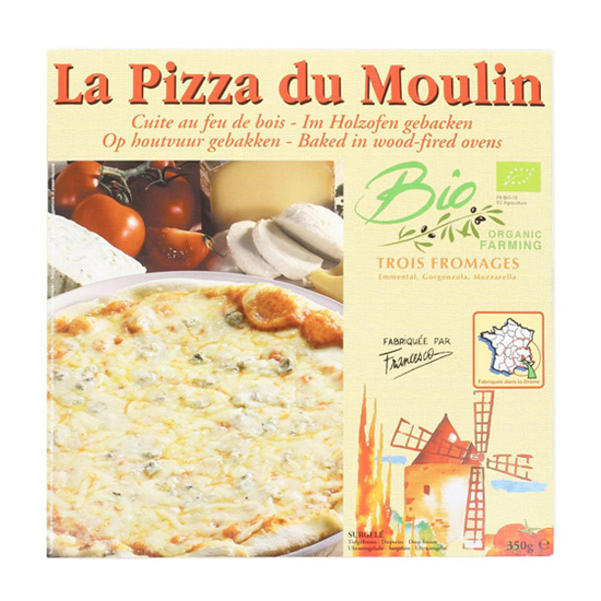 Imagem de Pizza Três Queijos 350g Moulin
