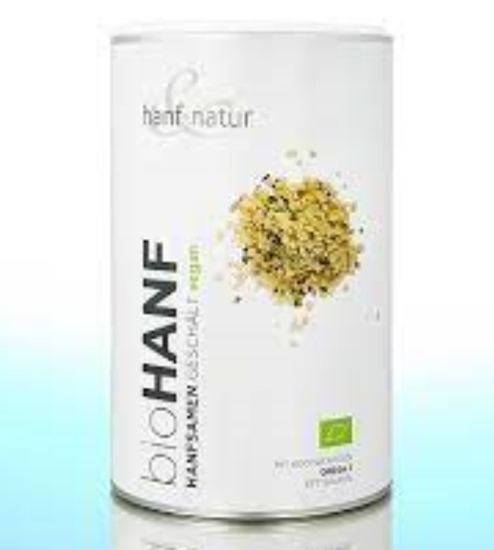 Imagem de Sementes de Canhamo Descascadas 500g Hanf Natur