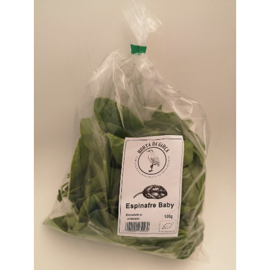 Imagem de Espinafre Baby 120g Horta da Garça