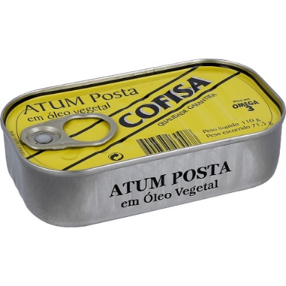 Mostrar detalhes para Atum em Óleo Lata COFISA 120g Imagem de Atum em Óleo Lata COFISA 120g