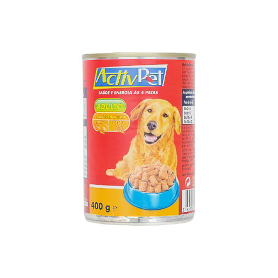 Imagem de Comida Húmida Cão Galinha e Cereais ACTIVPET 400g