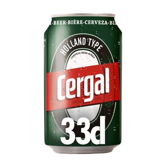 Imagem de Cerveja Com Alcool Lata CERGAL 33cl