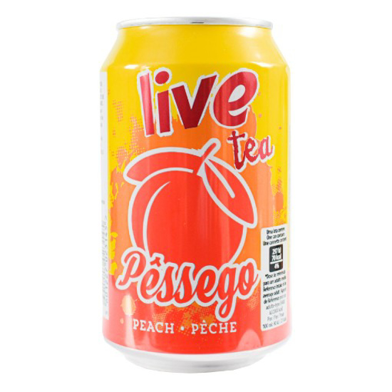 Imagem de Ice Tea Pêssego Lata LIVE 33cl