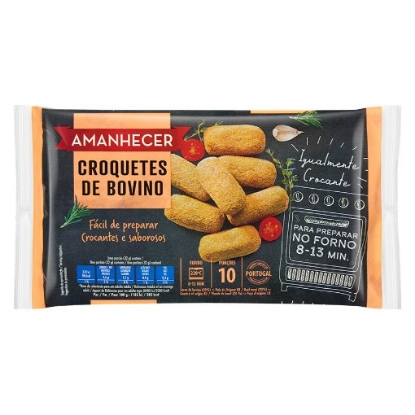 Mostrar detalhes para Croquetes de Carne Para Forno Congelado AMANHECER 320g 10un Imagem de Croquetes de Carne Para Forno Congelado AMANHECER 320g 10un