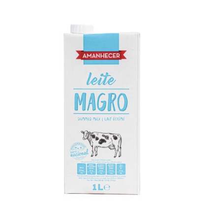 Mostrar detalhes para Leite Uht Magro AMANHECER 1L Imagem de Leite Uht Magro AMANHECER 1L