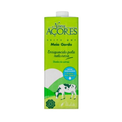 Mostrar detalhes para Leite Uht Meio Gordo NOVA AÇORES 1L Imagem de Leite Uht Meio Gordo NOVA AÇORES 1L