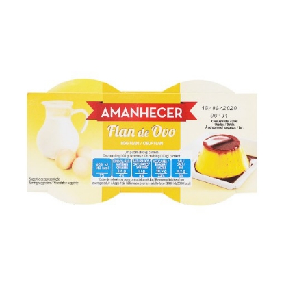 Mostrar detalhes para Pudim Flan Refrigerado AMANHECER 4x100g Imagem de Pudim Flan Refrigerado AMANHECER 4x100g