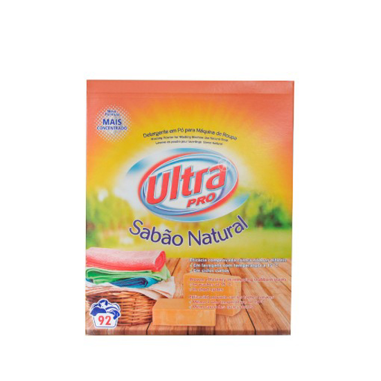 Imagem de Detergente Roupa Maquina Pó Sabao Natural ULTRA PRO 92 doses
